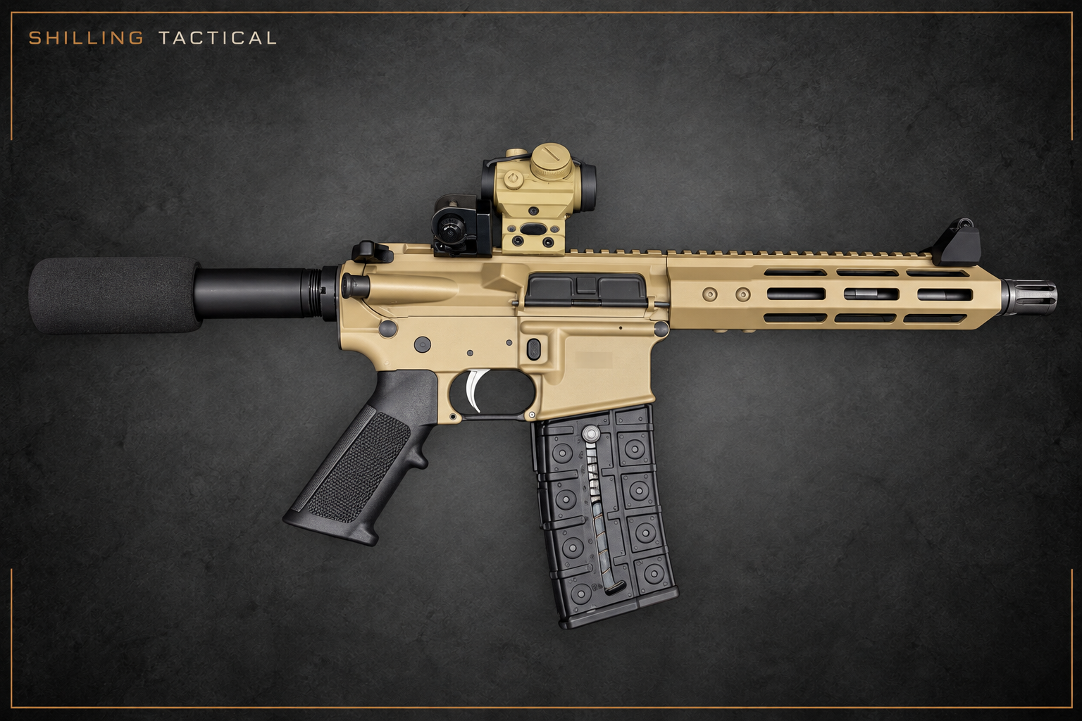 AM-15 Pistol — .223 Wylde / Cerakote FDE